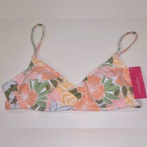 Floral Bikini Top (NWT)